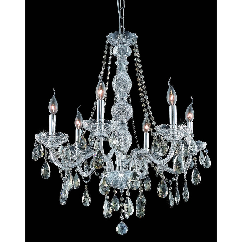 Verona Crystal Chandelier (7956) in Chrome by Elegant