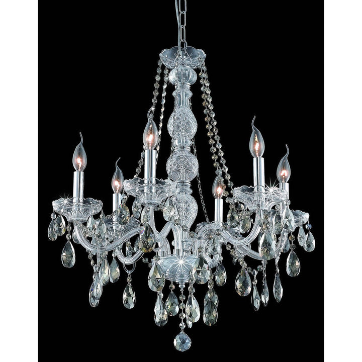 Verona Crystal Chandelier (7956) in Chrome by Elegant