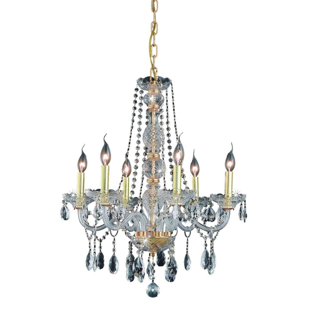 Verona Crystal Chandelier (7956) in Gold by Elegant