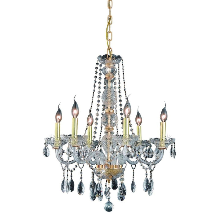 Verona Crystal Chandelier (7956) in Gold by Elegant