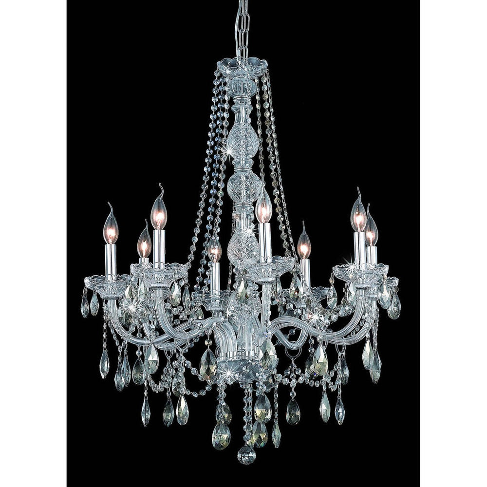 Verona Crystal Chandelier (7958) in Chrome by Elegant