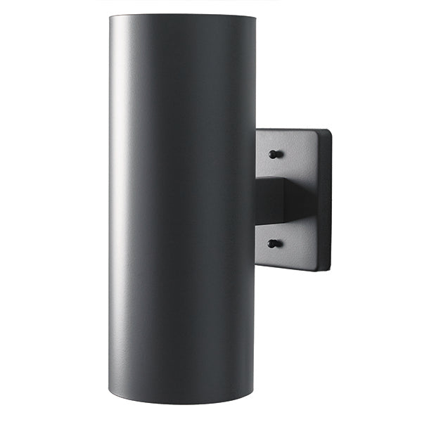 Metro Outdoor Wall Light in Asphalt Grey by Russell