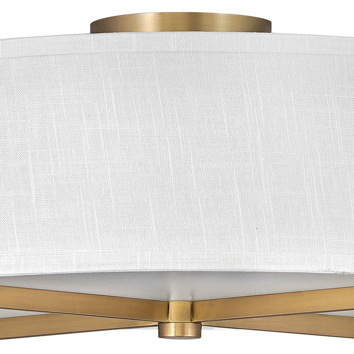Axis Off White Semi-Flush Mount