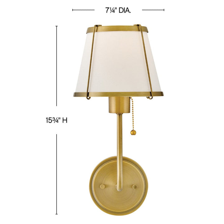 Clarke Medium Single Light Sconce