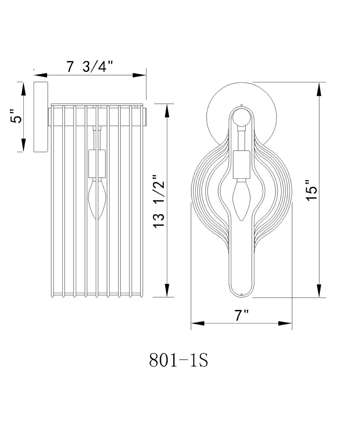 Contour - 1 Light Wall Sconce