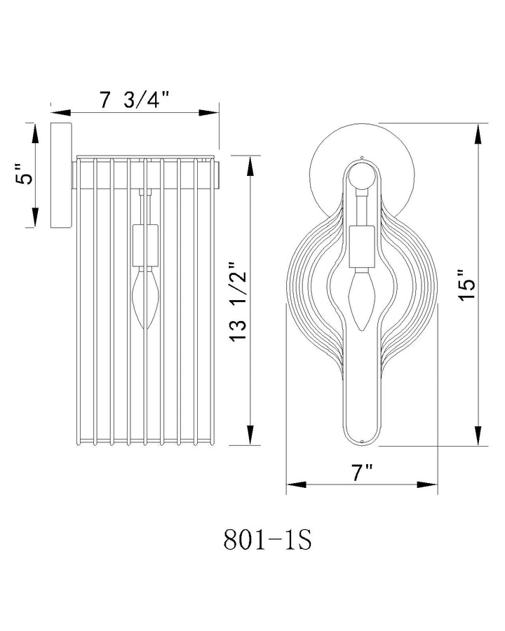 Contour - 1 Light Wall Sconce