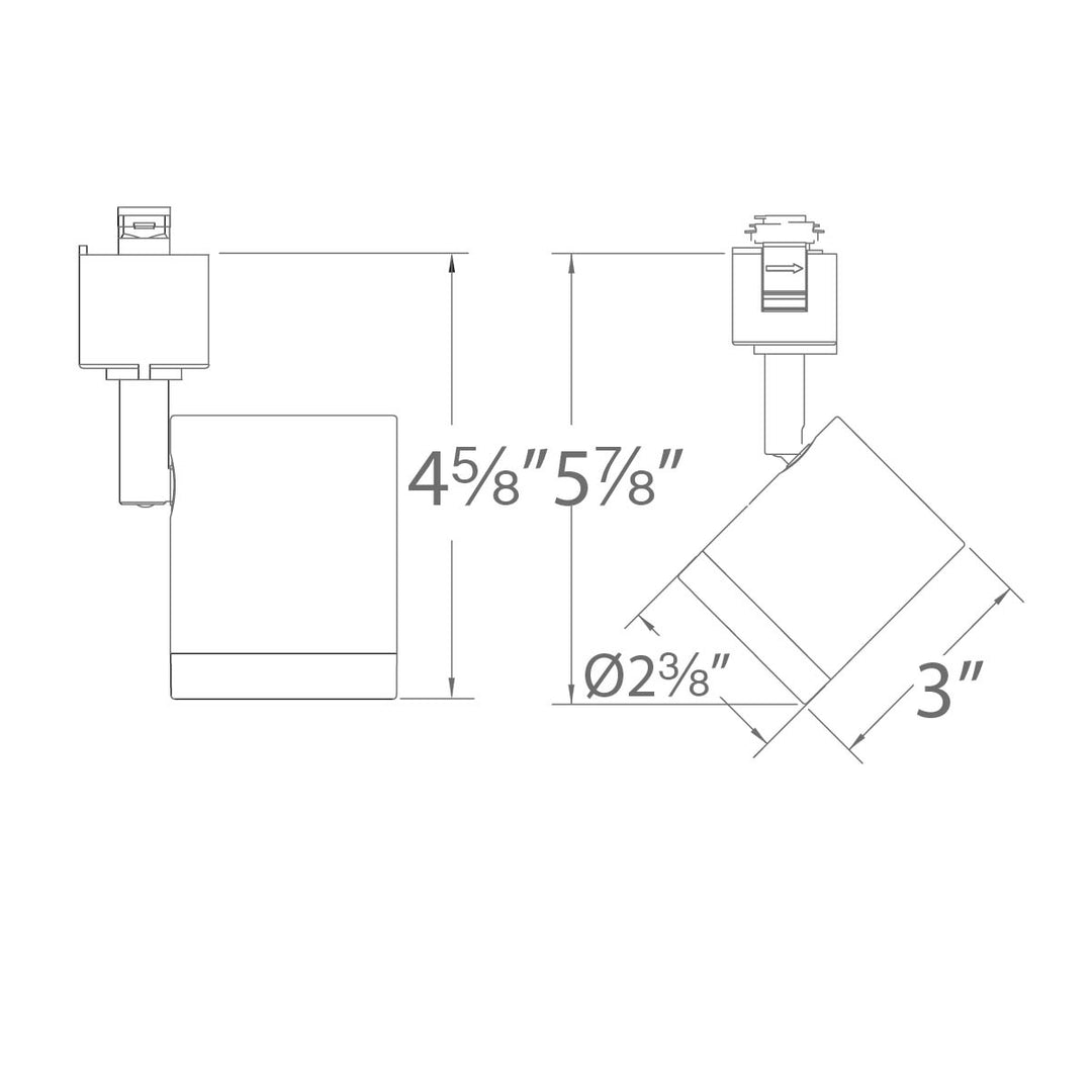 Charge 8010 11W H/J/L Track Luminaire by WAC Lighting - view 3