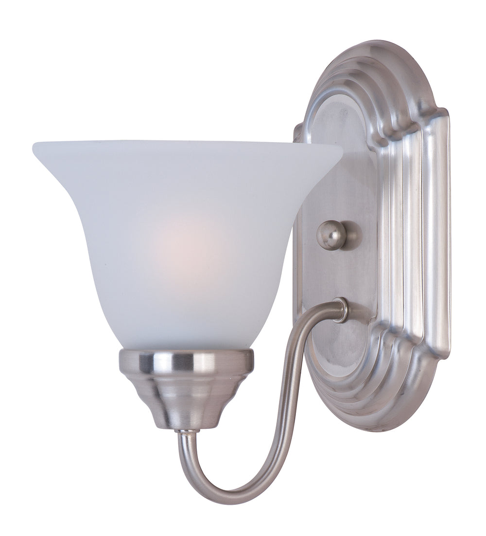Essentials 1-Light Wall Sconce Satin Nickel (FTSN)