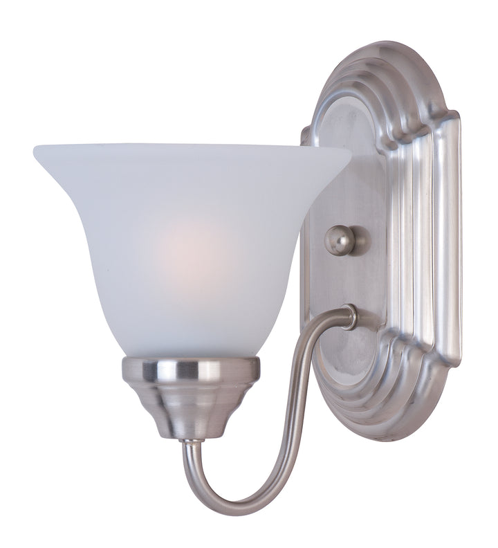 Essentials 1-Light Wall Sconce Satin Nickel (FTSN)