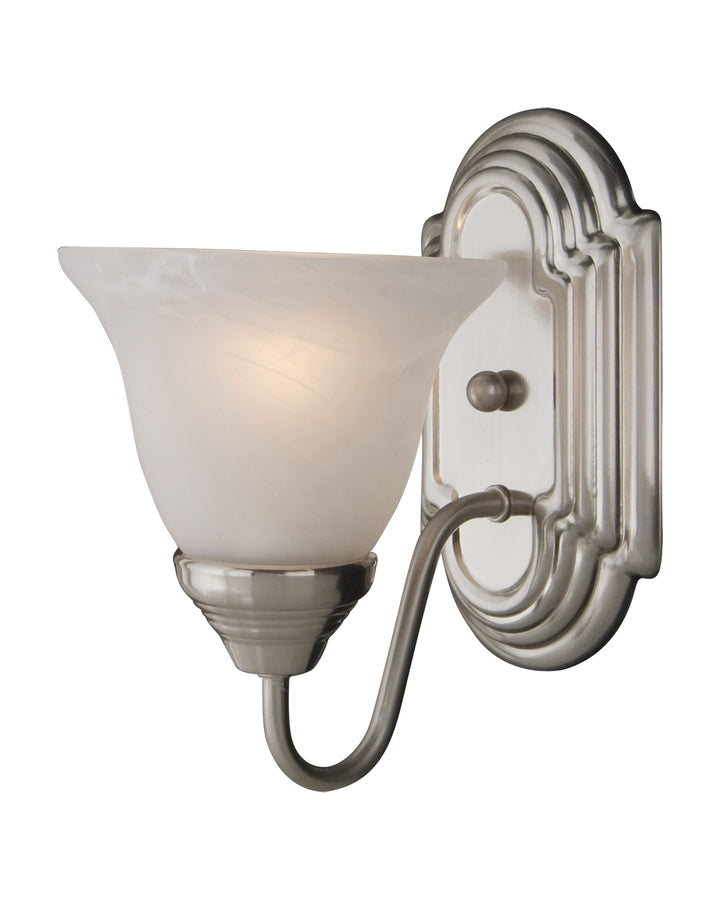 Essentials 1-Light Wall Sconce Satin Nickel (MRSN)