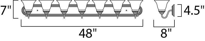 Essentials Bath Vanity dimensions diagram