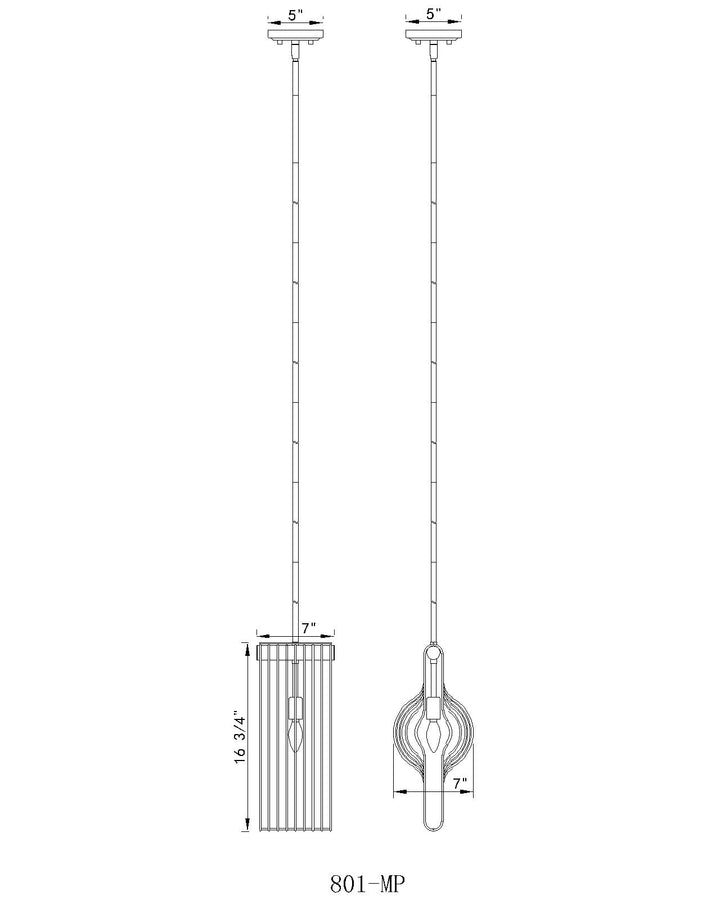 Contour - 1 Light Pendant