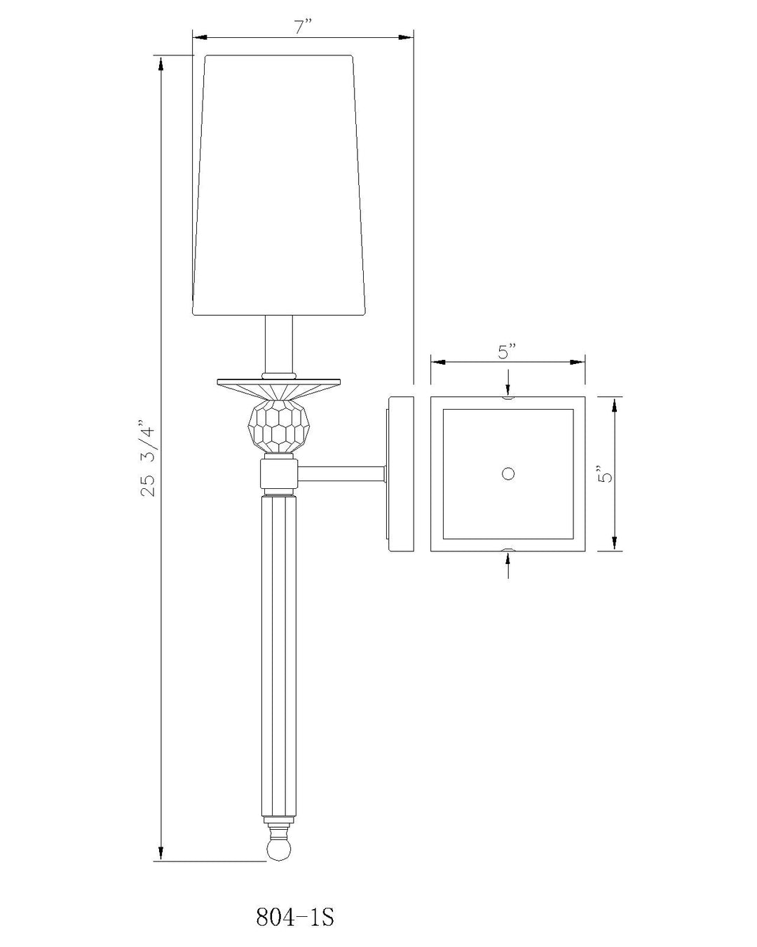 Ava - 1 Light Wall Sconce