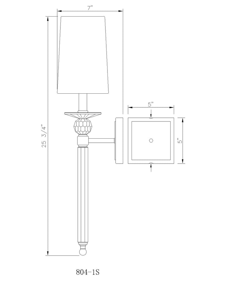 Ava - 1 Light Wall Sconce
