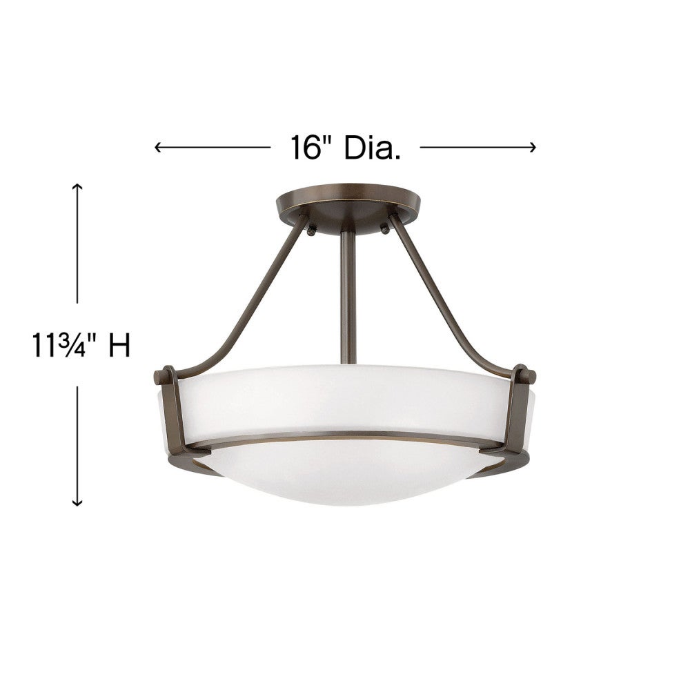 Hathaway Medium Semi-Flush Mount