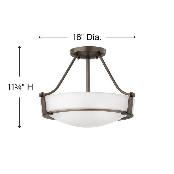 Hathaway Medium Semi-Flush Mount
