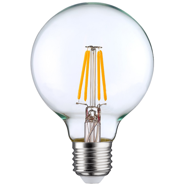 LED 5.0W G25 Clear Bulb - Dimmable