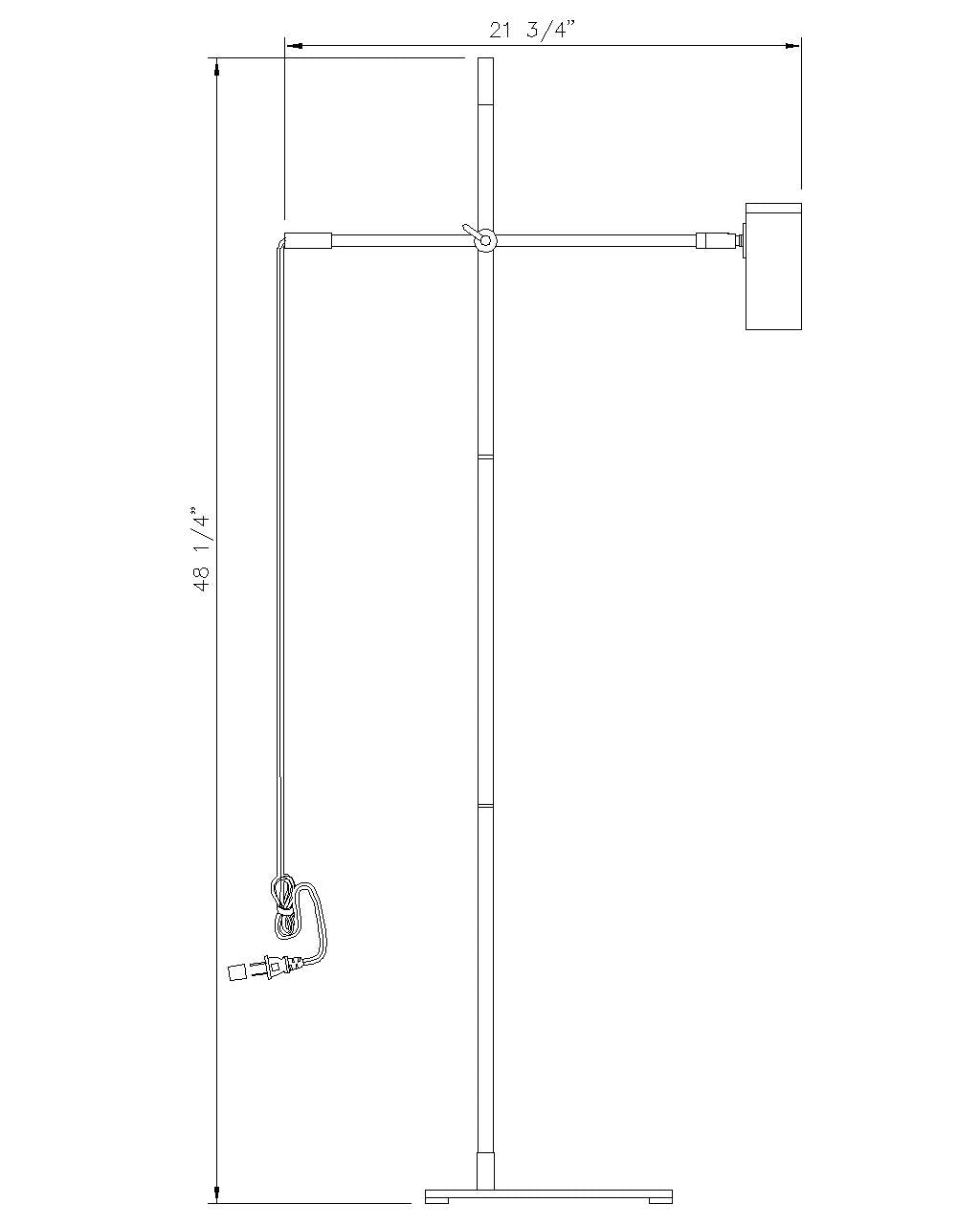 Calumet - 1 Light Floor Lamp