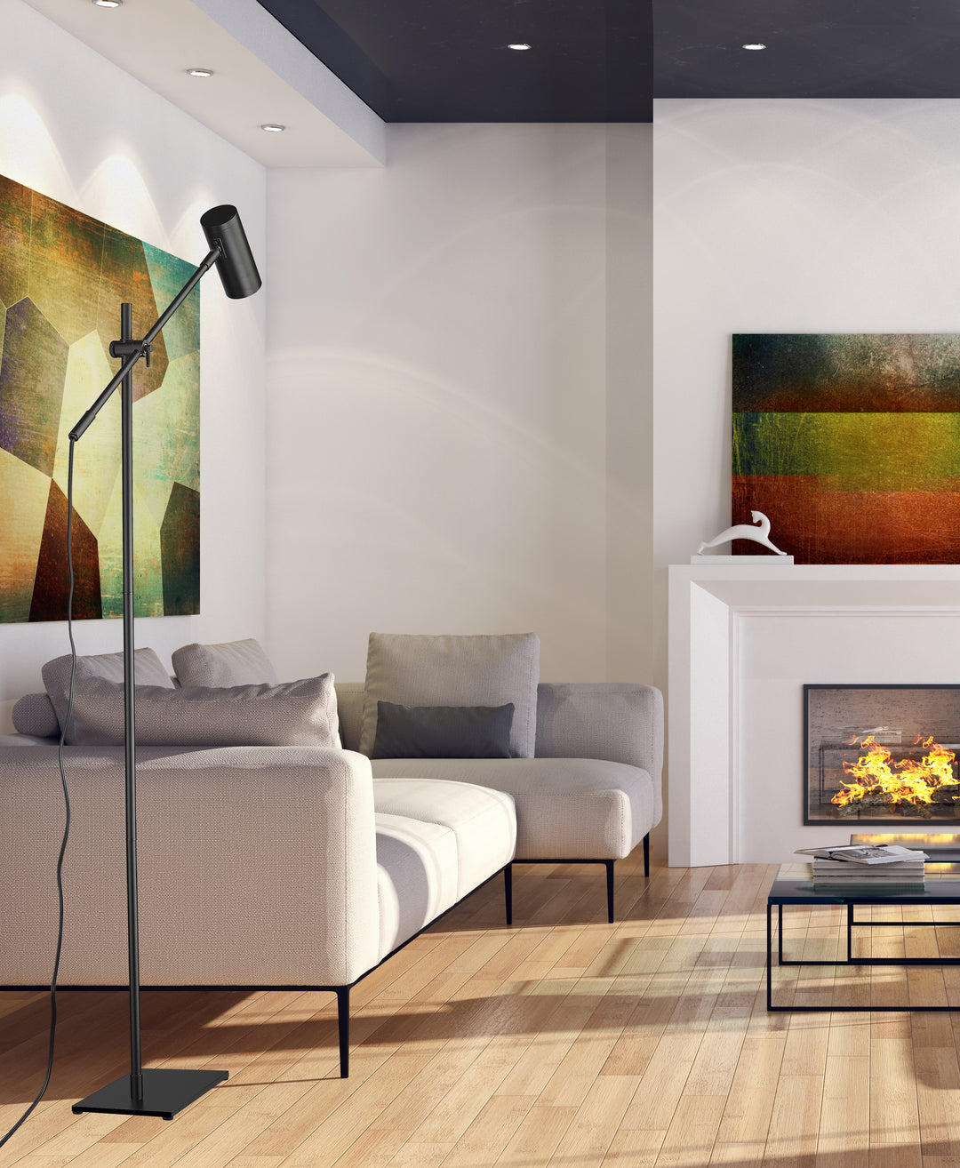 Calumet - 1 Light Floor Lamp