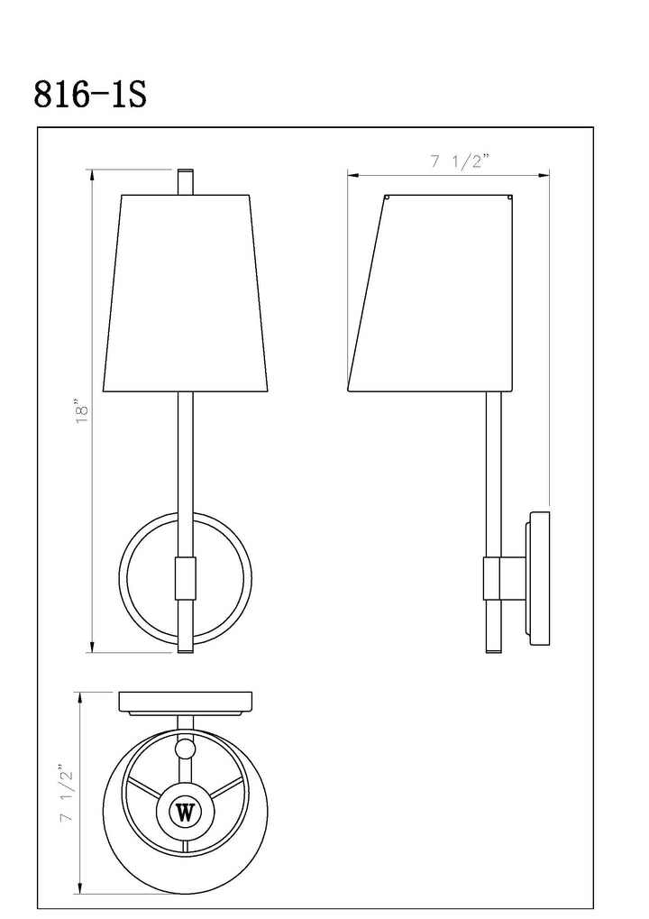 Winward - 1 Light Wall Sconce