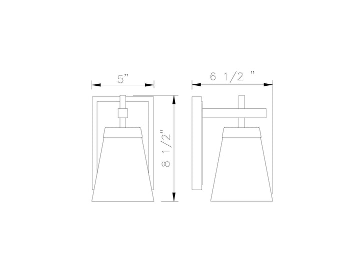 Lauren - 1 Light Wall Sconce