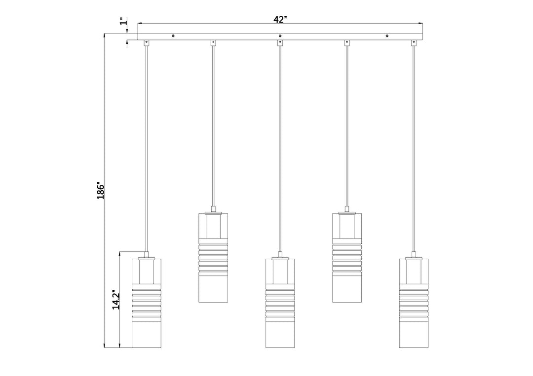 Alton - Linear Chandelier