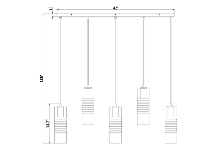 Alton - Linear Chandelier