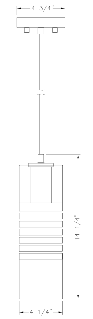 Alton - 1 Light Pendant