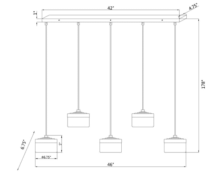 Renaud - LED Linear Chandelier