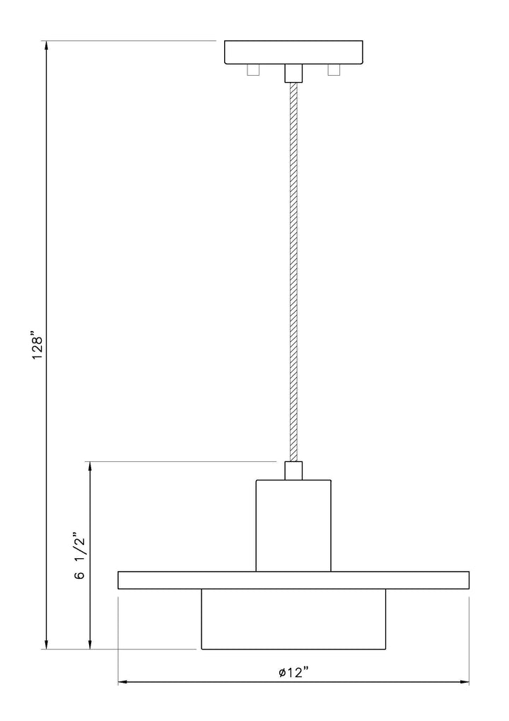 Ludo - LED 1 Light Pendant