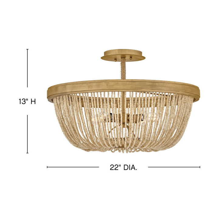 Tula Medium Semi-Flush Mount
