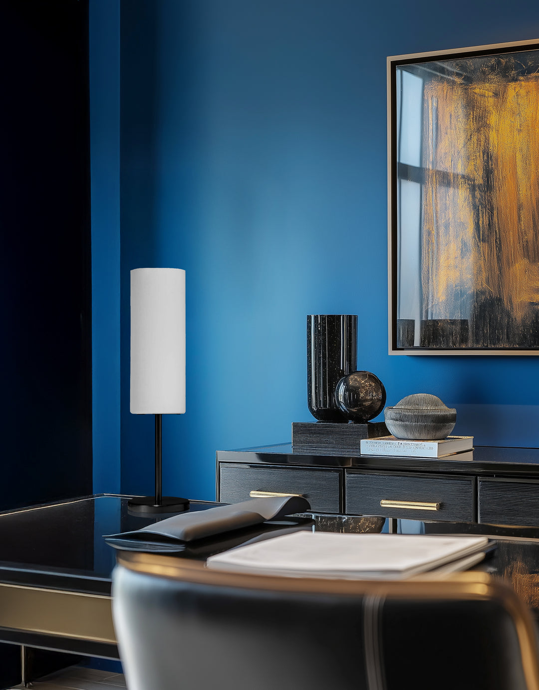 Paza 1 Light Incandescent Table Lamp (83205-MB) by Dainolite - view 2