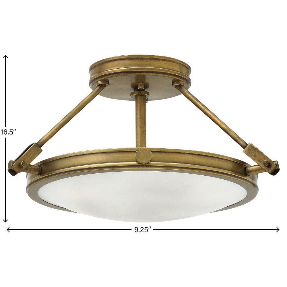 Collier Medium Semi-Flush Mount