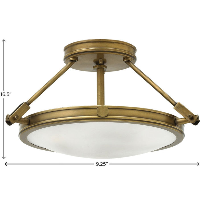Collier Medium Semi-Flush Mount