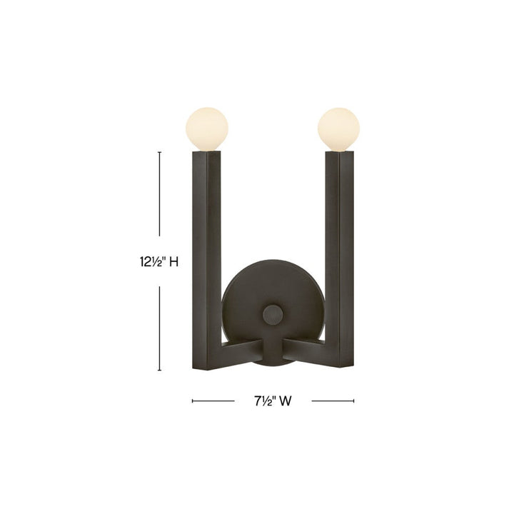 Ezra Medium Two Light Sconce