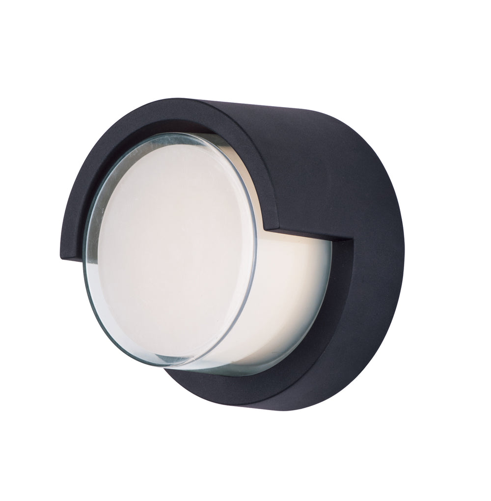 Eyebrow LED Outdoor Wall Sconce Black