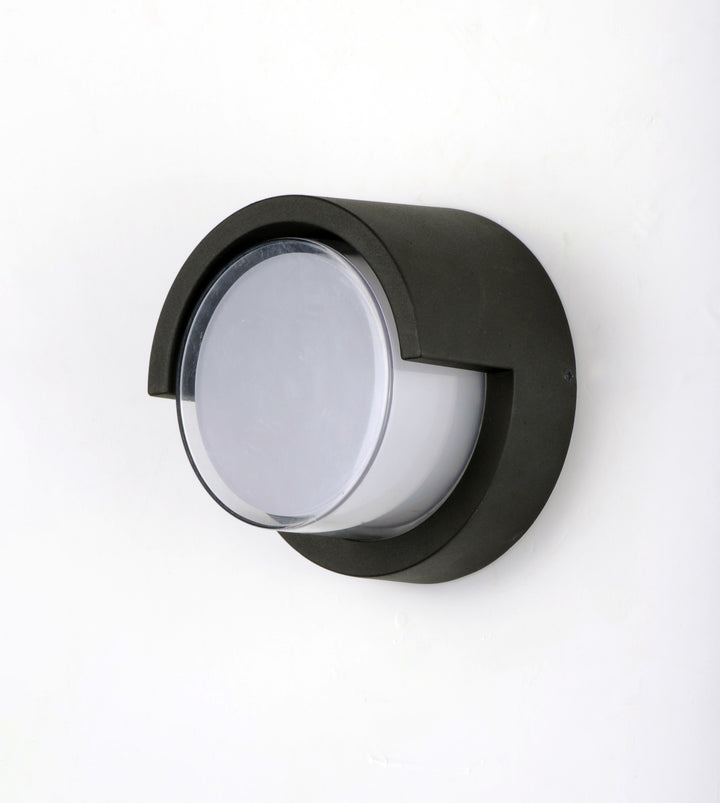 Eyebrow LED Outdoor Wall Sconce Black alternate view