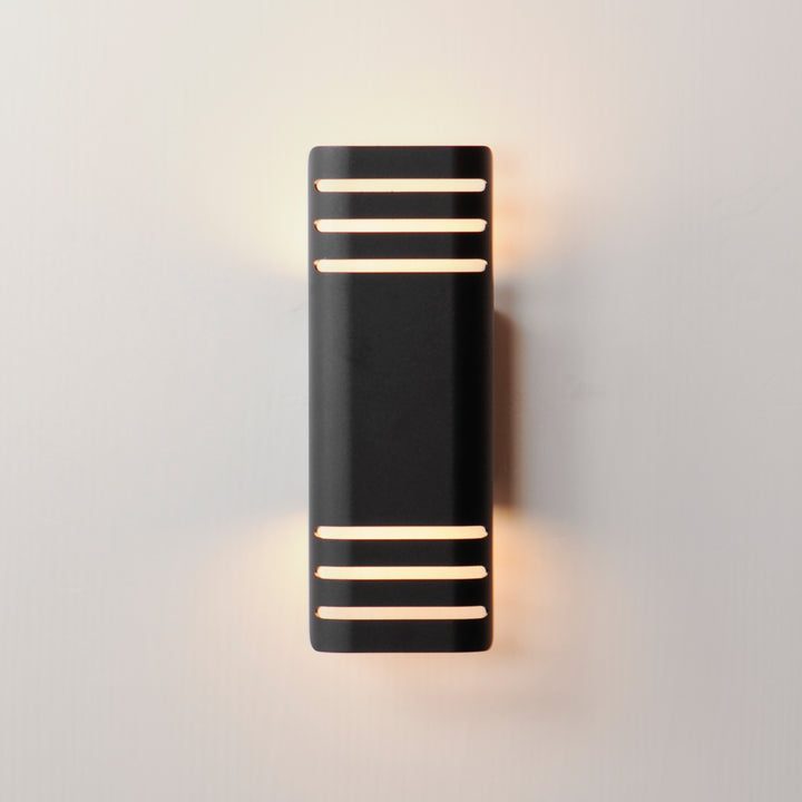 Lightray Small LED Outdoor Wall Lamp Black alternate view