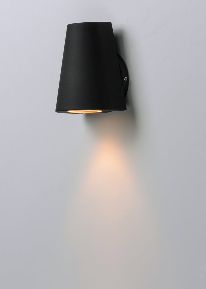 Mini 1-Light LED Outdoor Wall Sconce Black alternate view