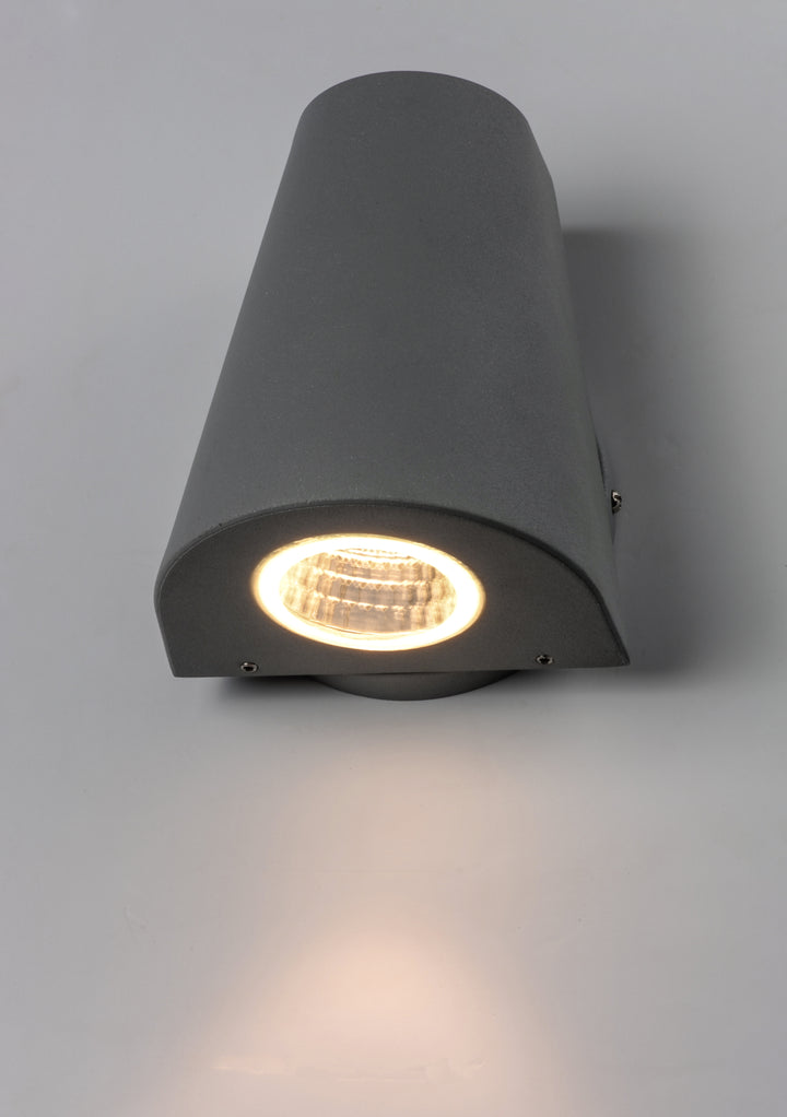 Mini 1-Light LED Outdoor Wall Sconce Silver alternate view