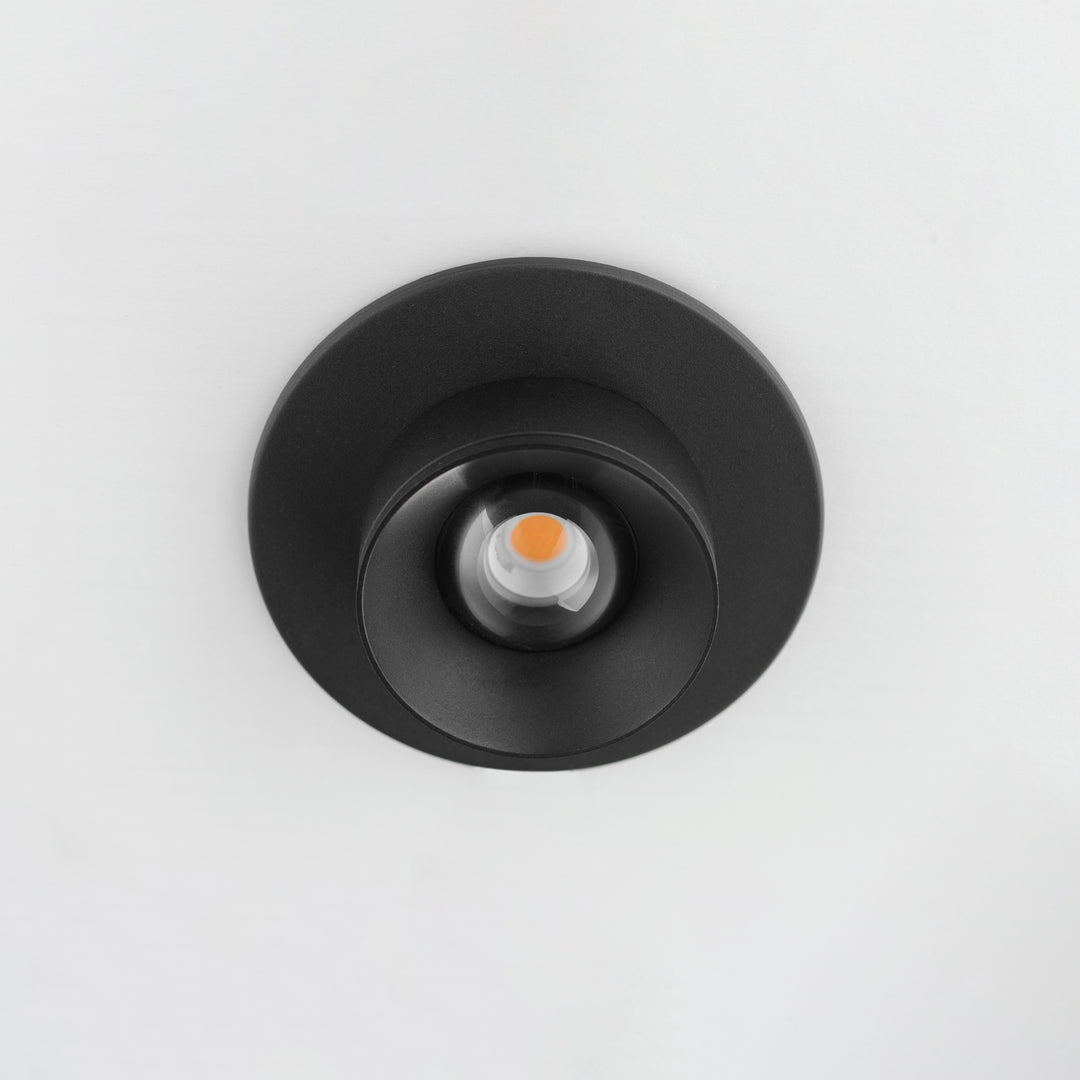 Caldera LED Flush Mount Black alternate view