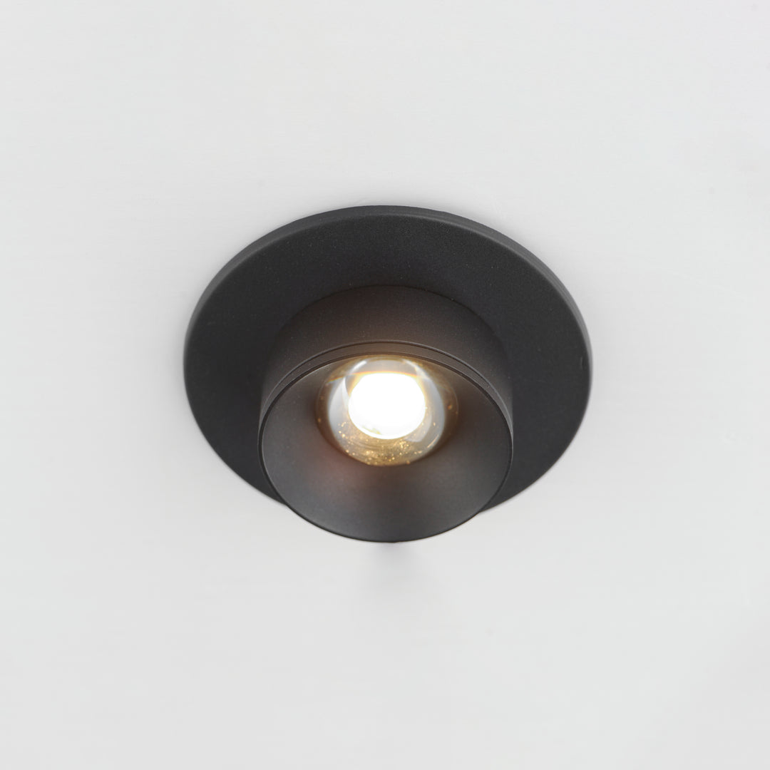 Caldera LED Flush Mount Black alternate view