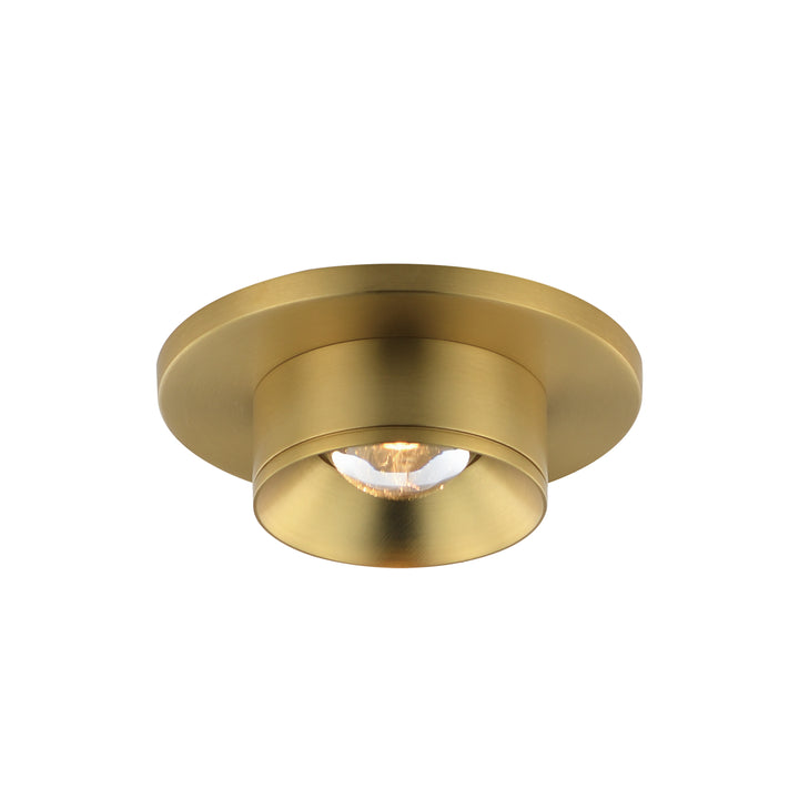 Caldera LED Flush Mount Natural Aged Brass
