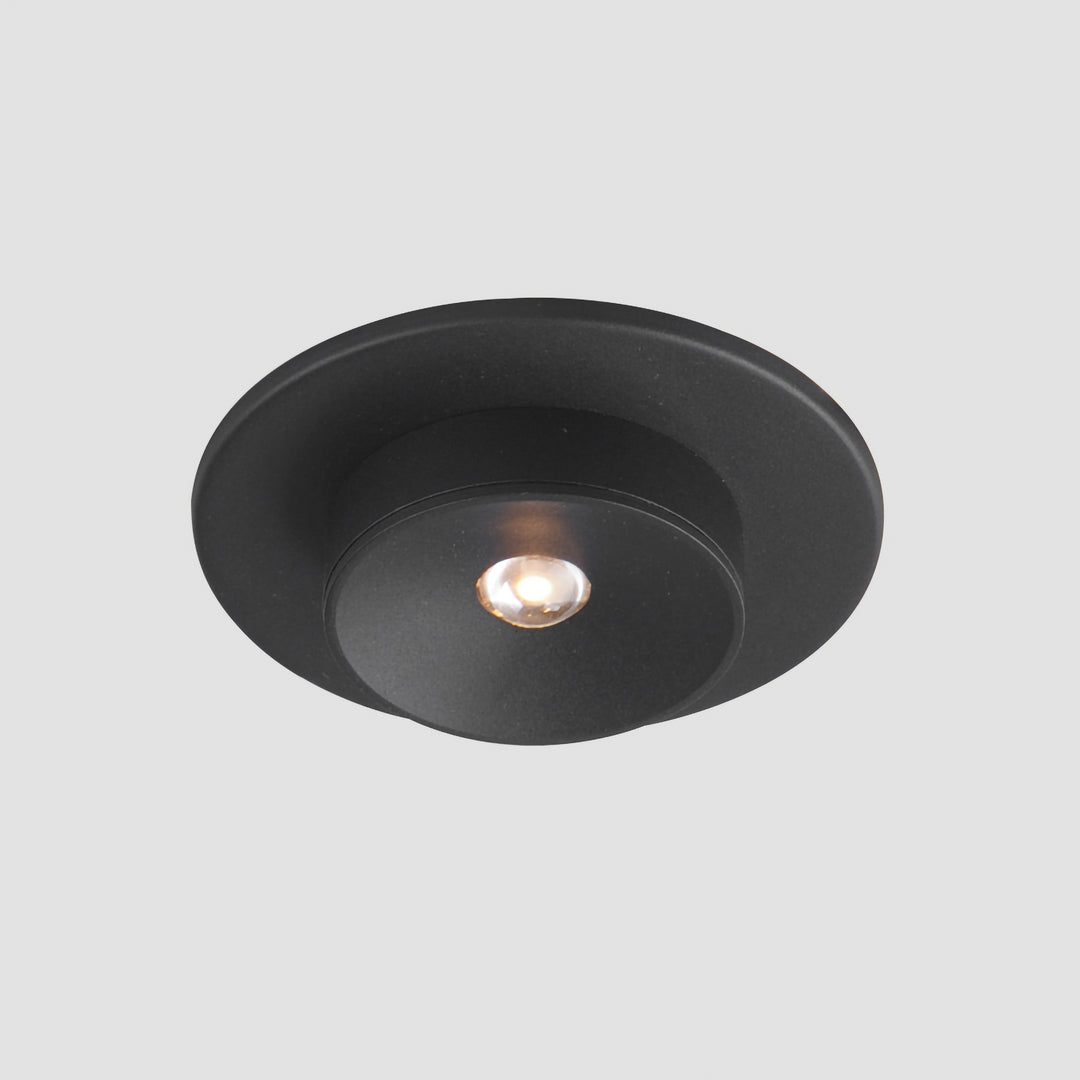 Caldera LED Flush Mount Black alternate view