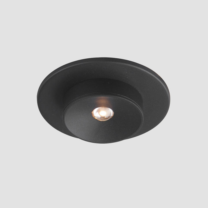 Caldera LED Flush Mount Black alternate view