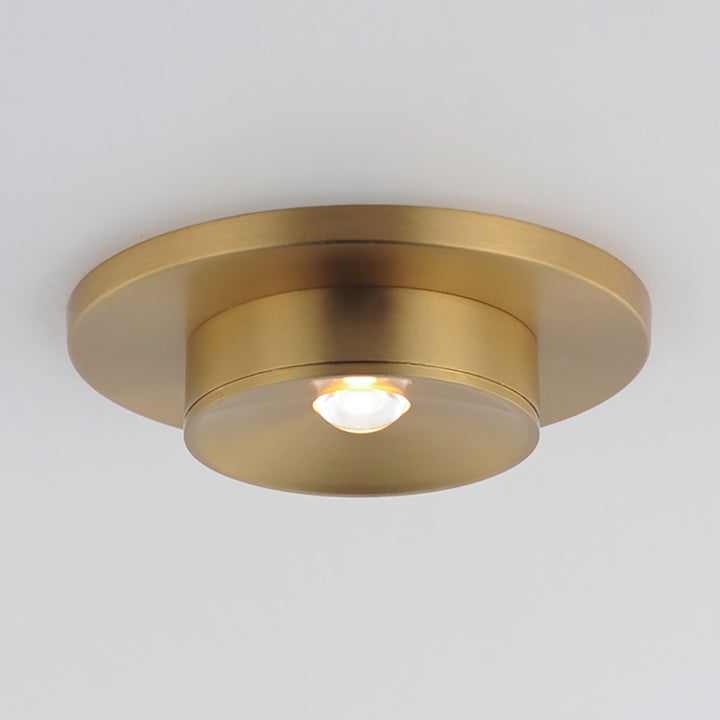 Caldera LED Flush Mount Natural Aged Brass alternate view