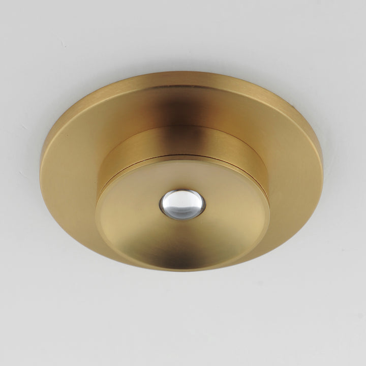 Caldera LED Flush Mount Natural Aged Brass alternate view