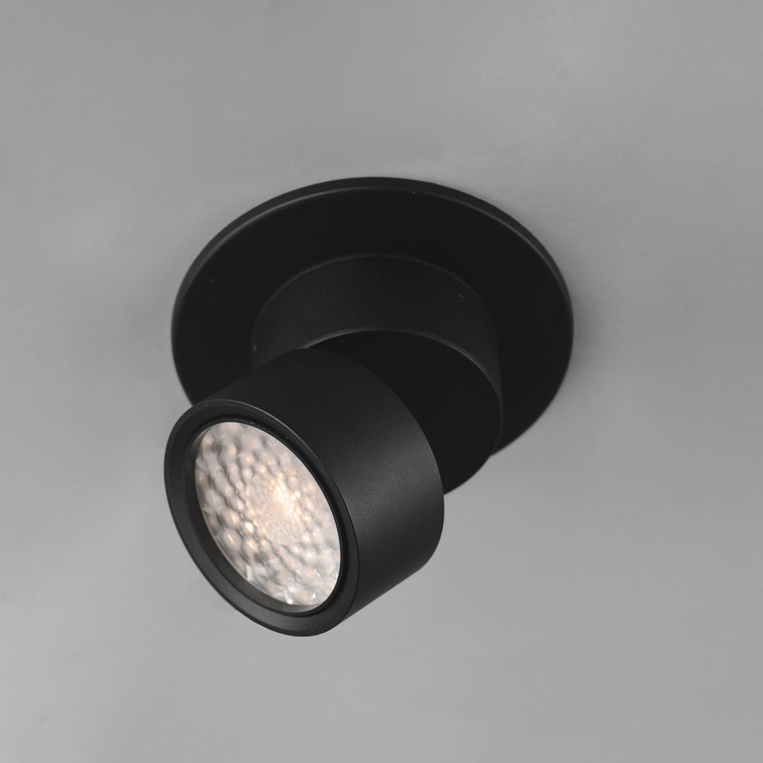 Swinger Mini Adjustable LED Flush Mount Black alternate view