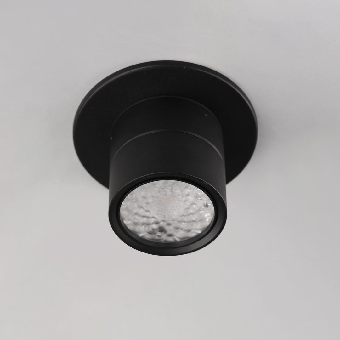 Swinger Mini Adjustable LED Flush Mount Black alternate view
