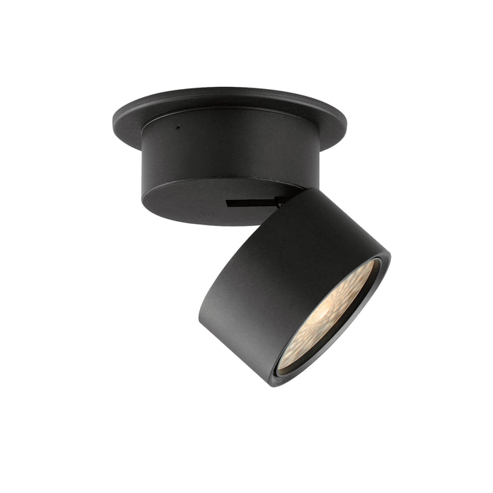 Swinger Adjustable LED Flush Mount Black